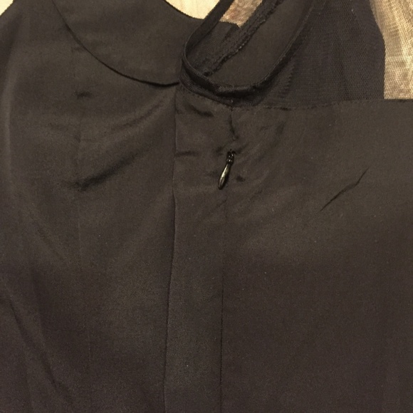 Urban Outfitters retro black tank with mesh detail - Picture 4 of 6